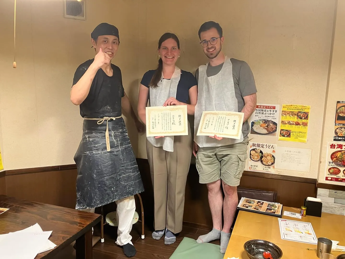 🇩🇪ドイツからのご夫婦が参加！奈良・新大宮で人気の手打ちうど...