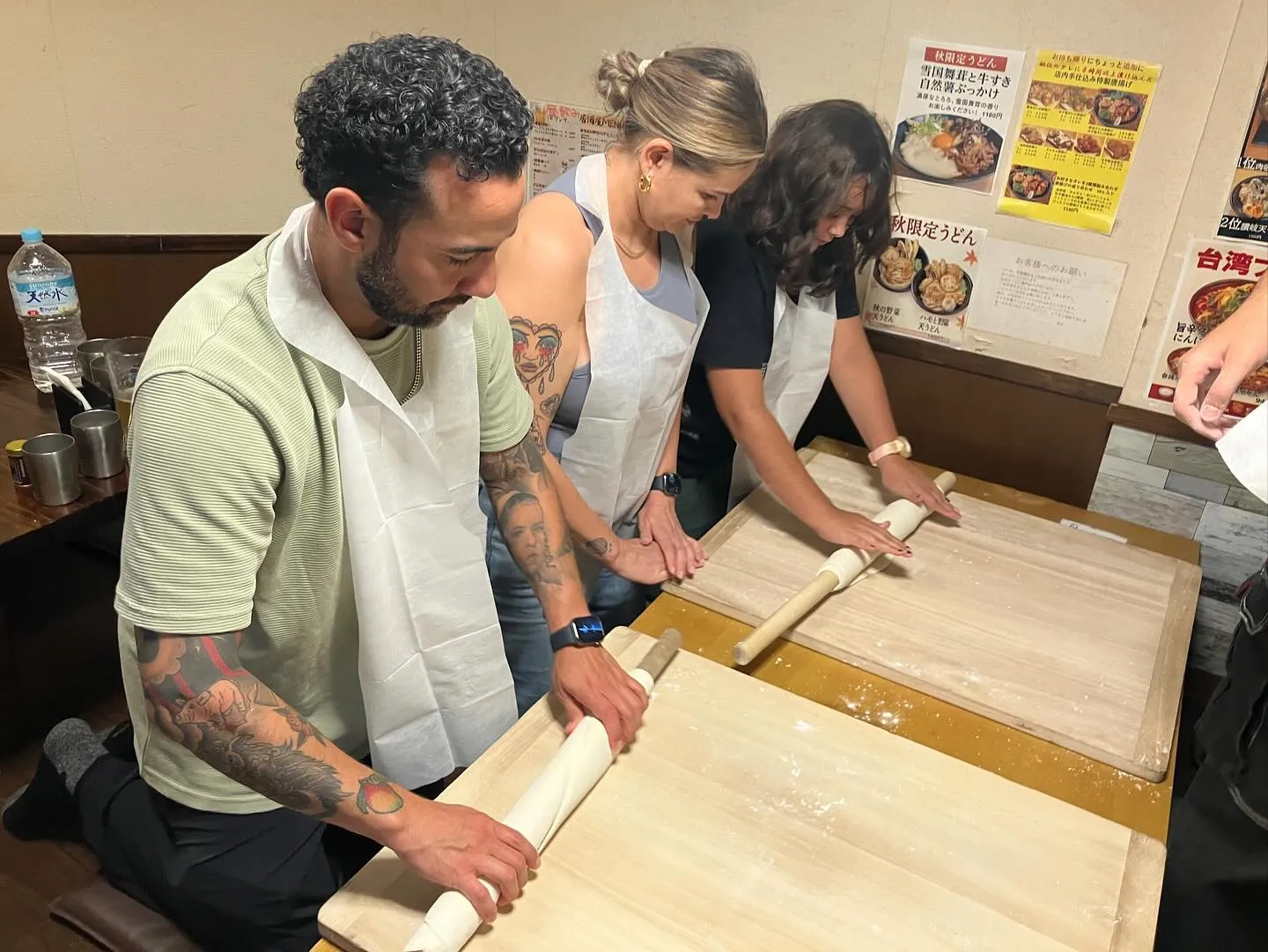 🇺🇸アメリカから5人家族がうどん教室に参加してくれました🇯🇵...