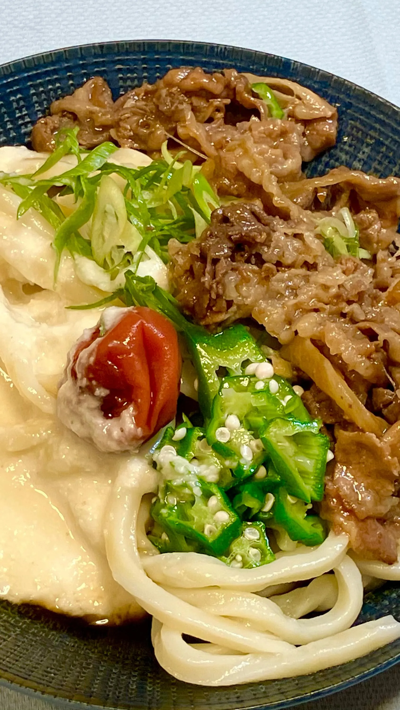 🍽 牛すき梅とろろぶっかけ（夏季限定）